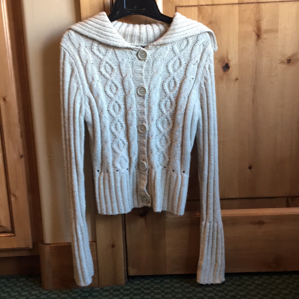 Tan Sweater Cardigan